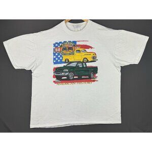 Vintage 90s Ford F Series American History Pickup Truck Car Promo Art XL